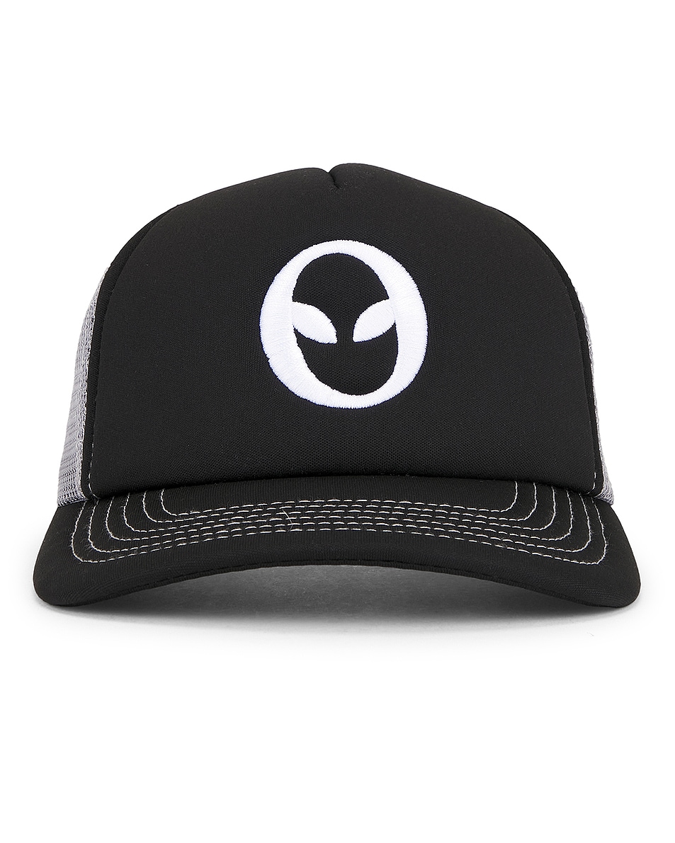 Image 1 of No Problemo Alien-O Trucker Cap in Black