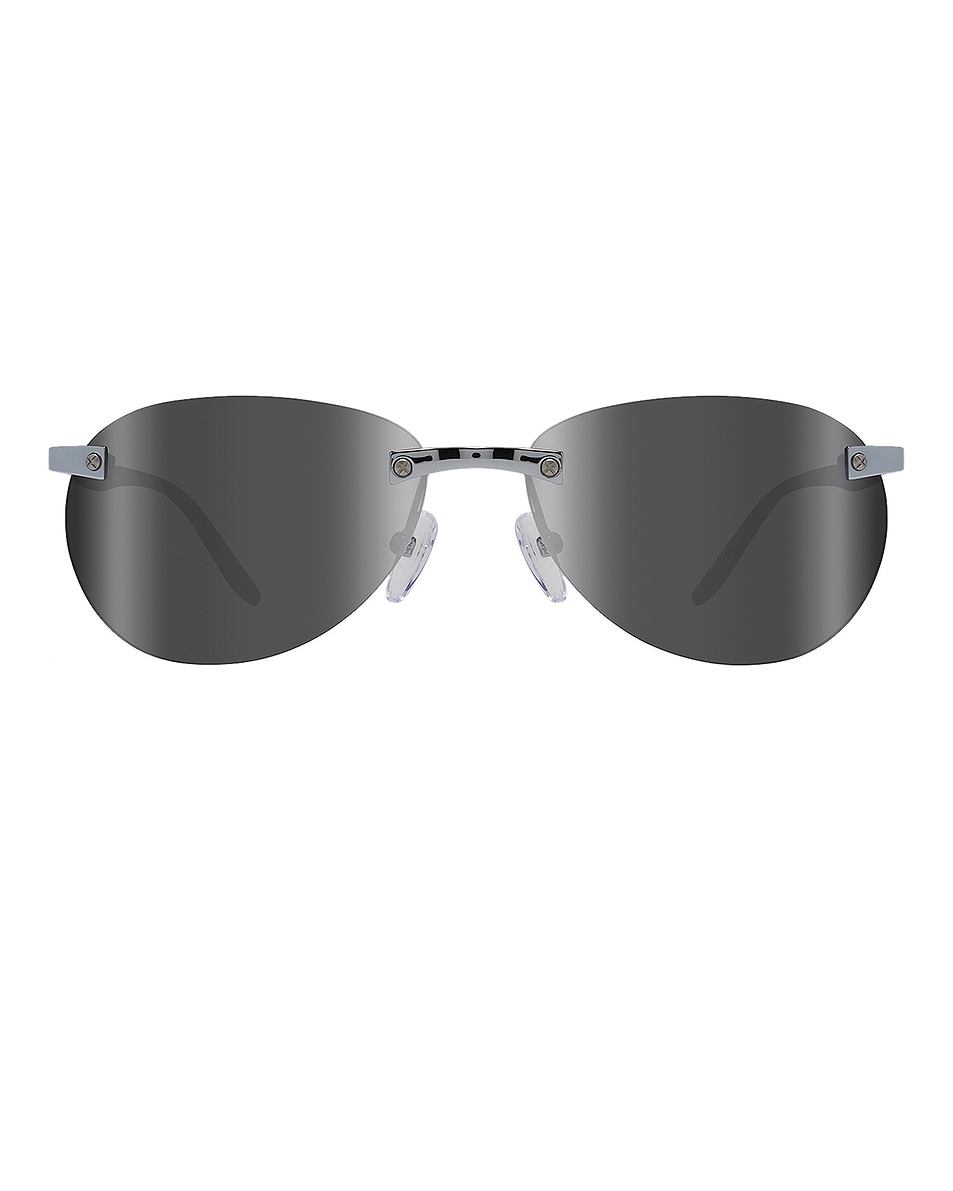 Image 1 of NRGY Voyager Sunglasses in Chrome & Graphite
