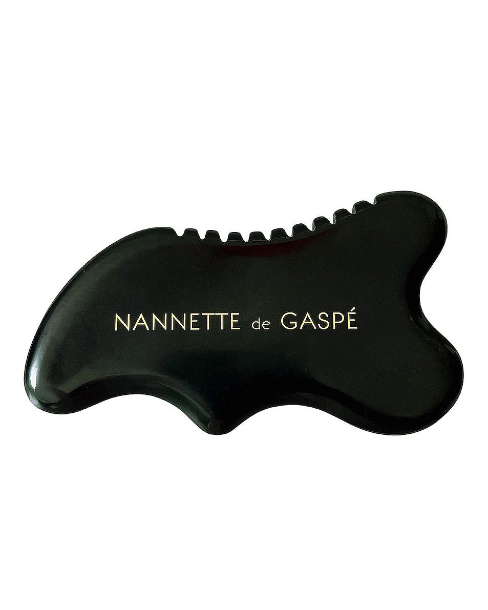 Image 1 of NANNETTE de GASPE Gua Sha Noir Face Tool in 