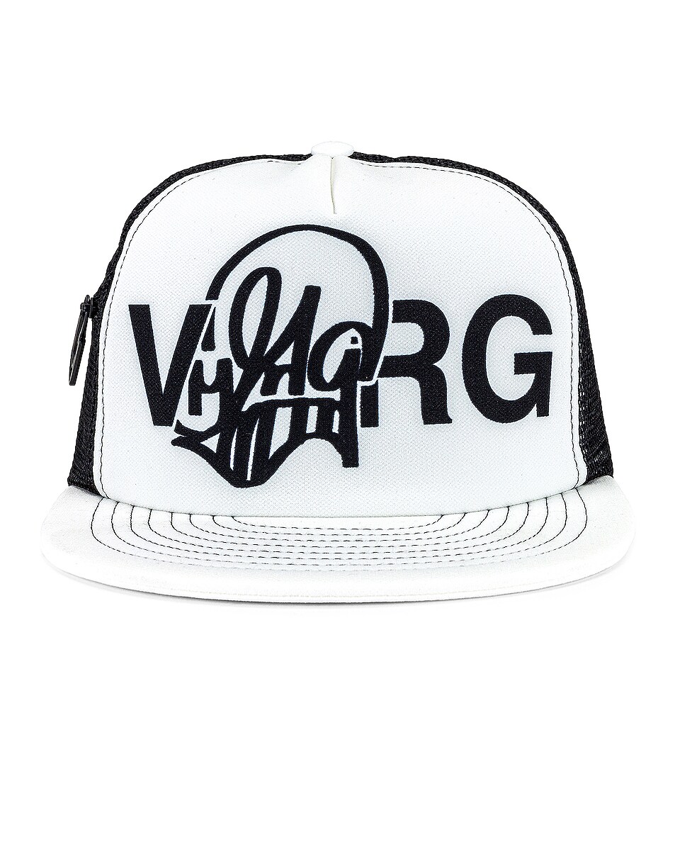 off white trucker hat