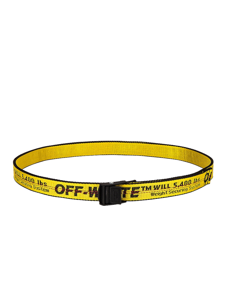 Image 1 of OFF-WHITE Classic Mini Industrial Belt in Yellow