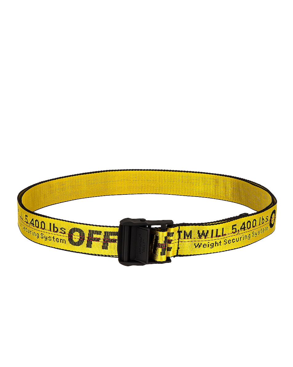 Image 1 of OFF-WHITE Classic Industrial Belt in Yellow