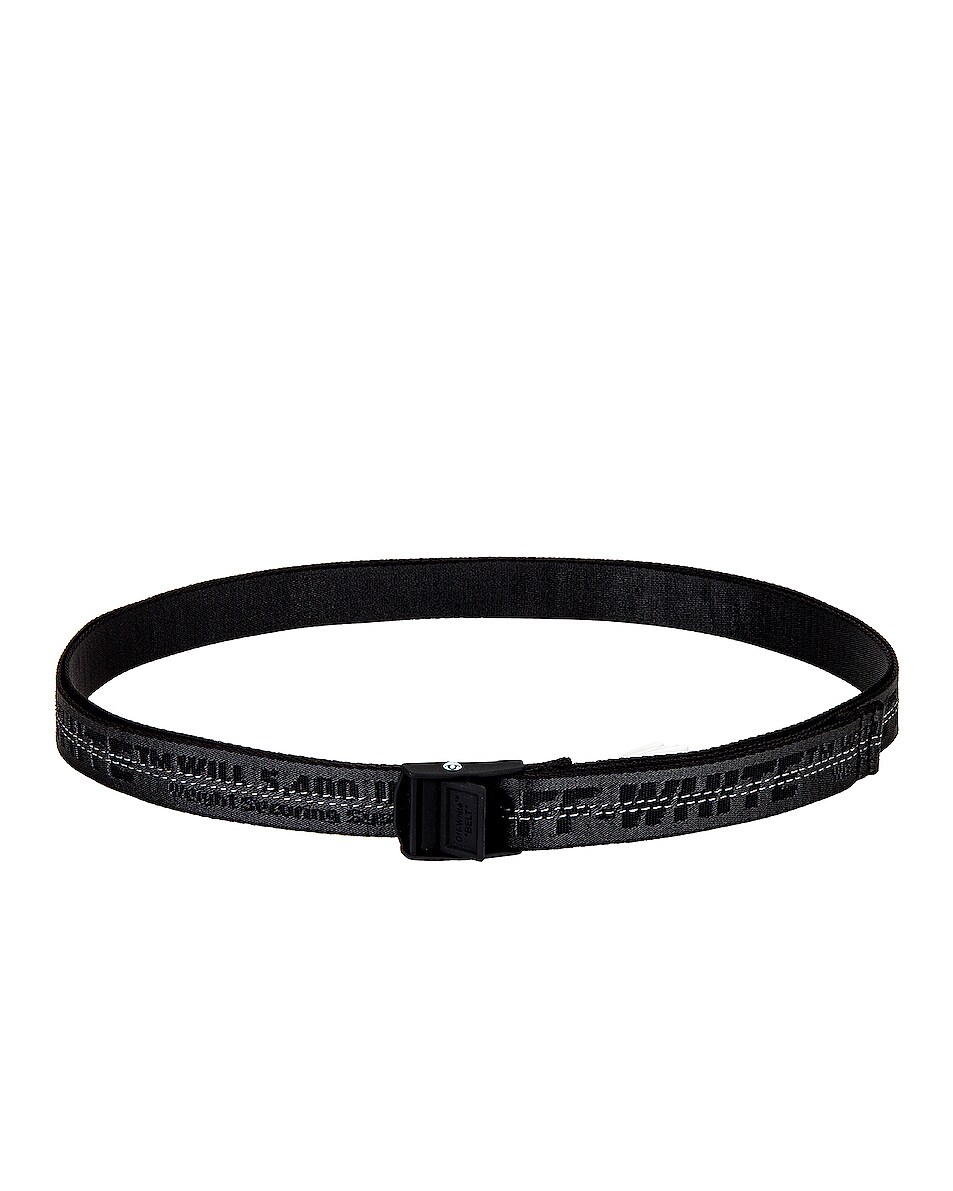 Image 1 of OFF-WHITE Classic Mini Industrial Belt in Black
