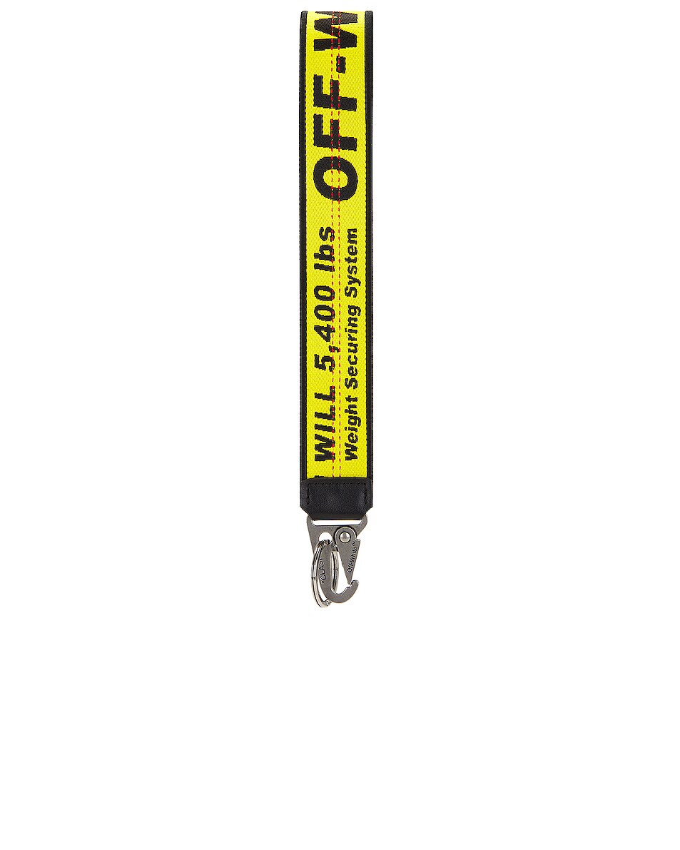 Image 1 of OFF-WHITE Classic Industrial Key Holder in Yellow & Black