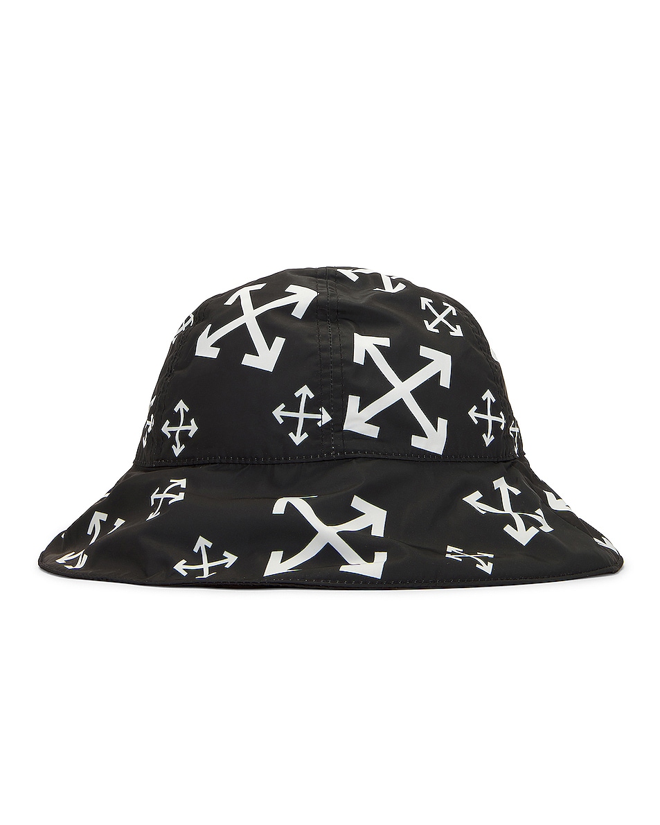 Image 1 of OFF-WHITE Multi Arrows Bucket Hat in Black & White