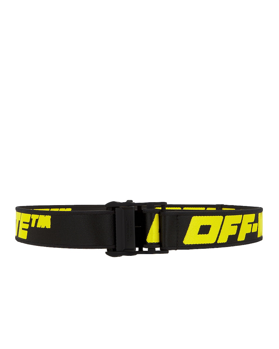 Image 1 of OFF-WHITE Tape Industrial Belt in Black & Yellow
