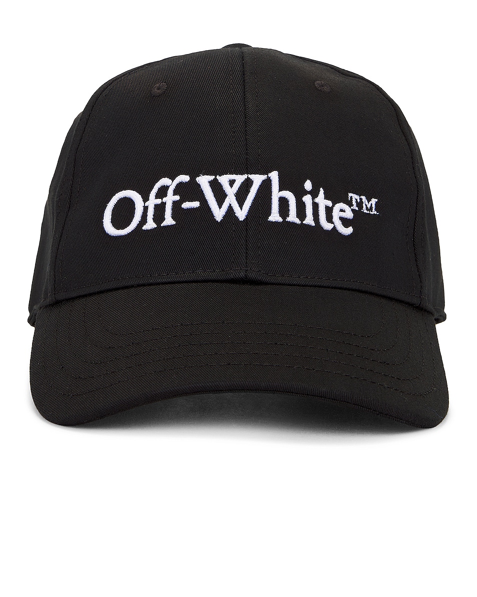 Image 1 of OFF-WHITE Bookish Baseball Cap in Black