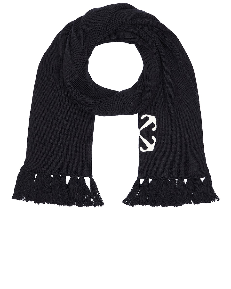 Image 1 of OFF-WHITE Arrow Scarf in Black