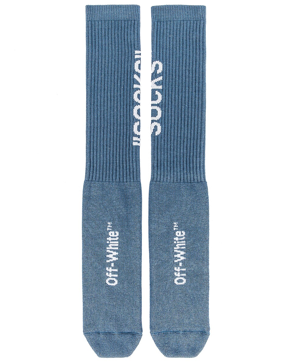 Image 1 of OFF-WHITE EXCLUSIVE Socks in Blue