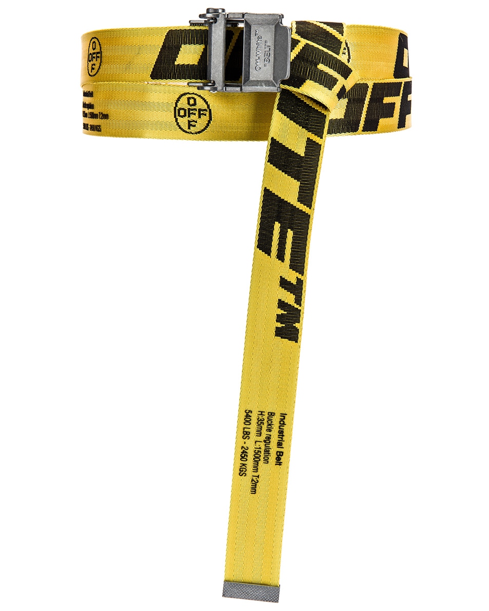 Image 1 of OFF-WHITE 2.0 Industrial Belt in Yellow & Black