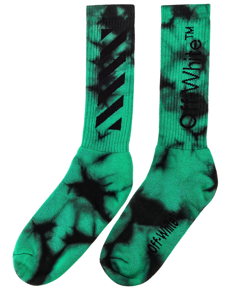 Image 1 of OFF-WHITE Socks in Dark Green