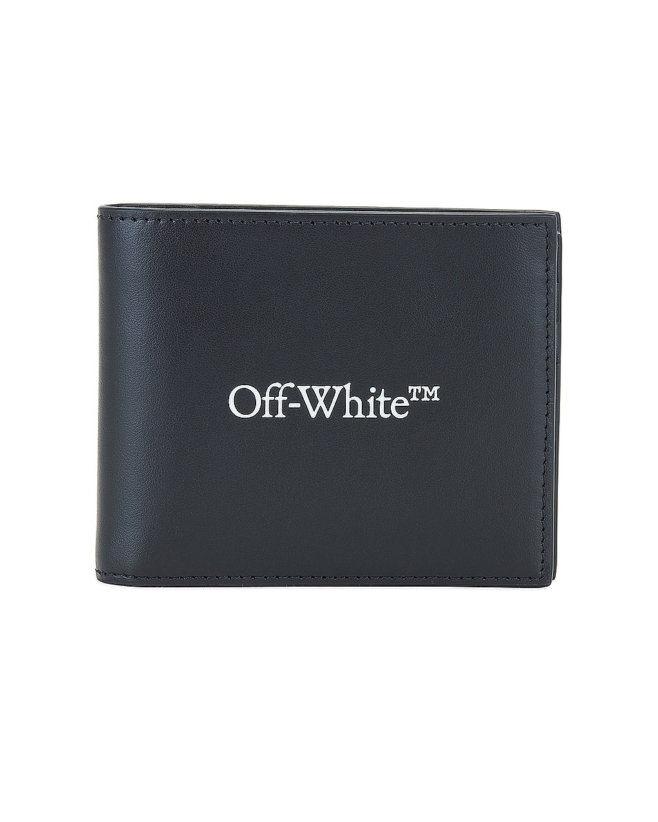 Image 1 of OFF-WHITE Bookish Bifold Wallet in Black & White