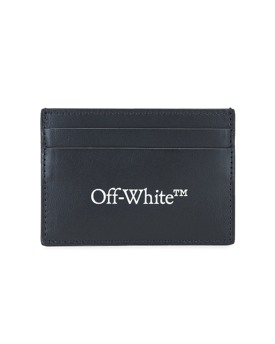 Image 1 of OFF-WHITE Bookish Card Case in Black & White