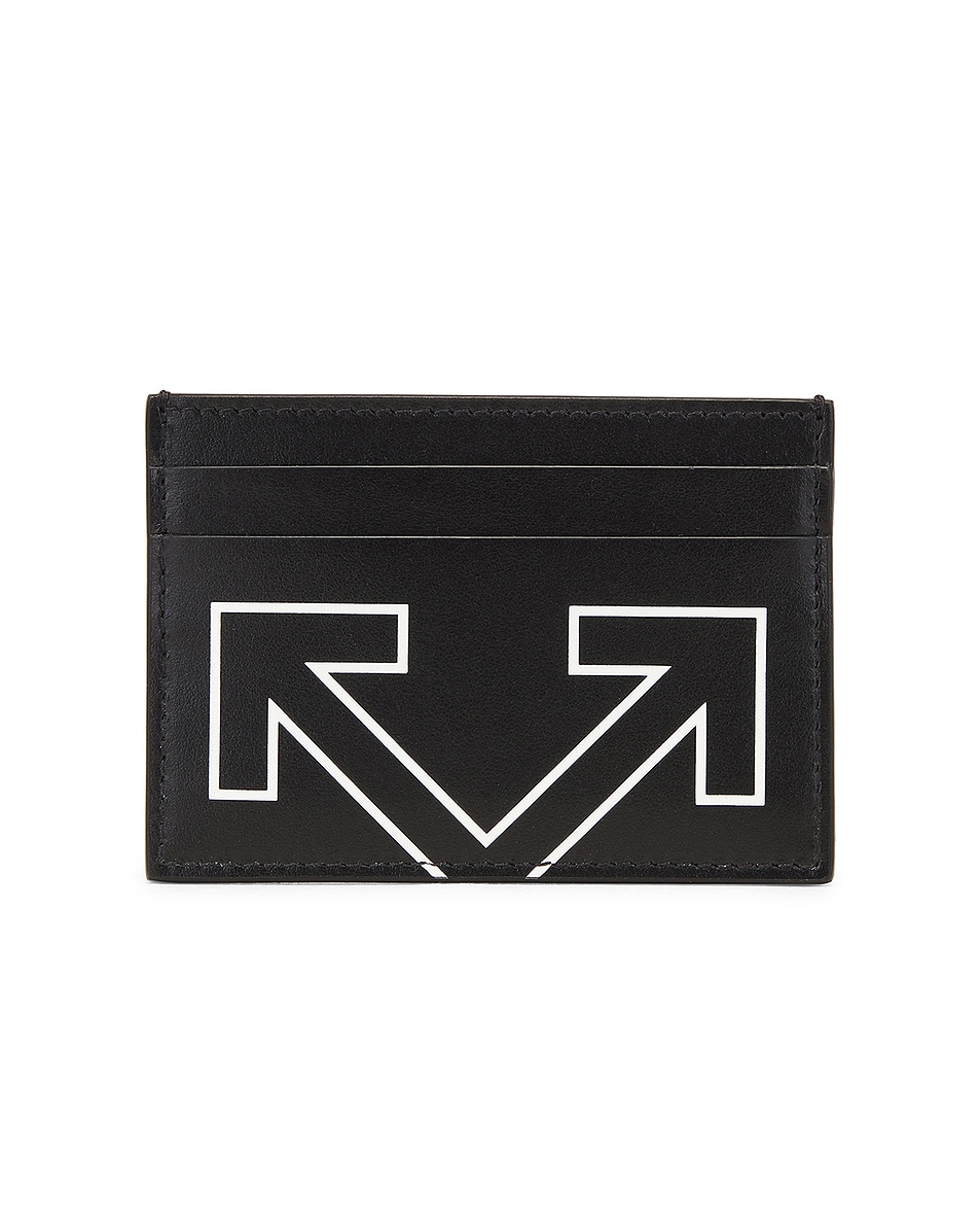 Image 1 of OFF-WHITE Heritage Card Case in Black & White