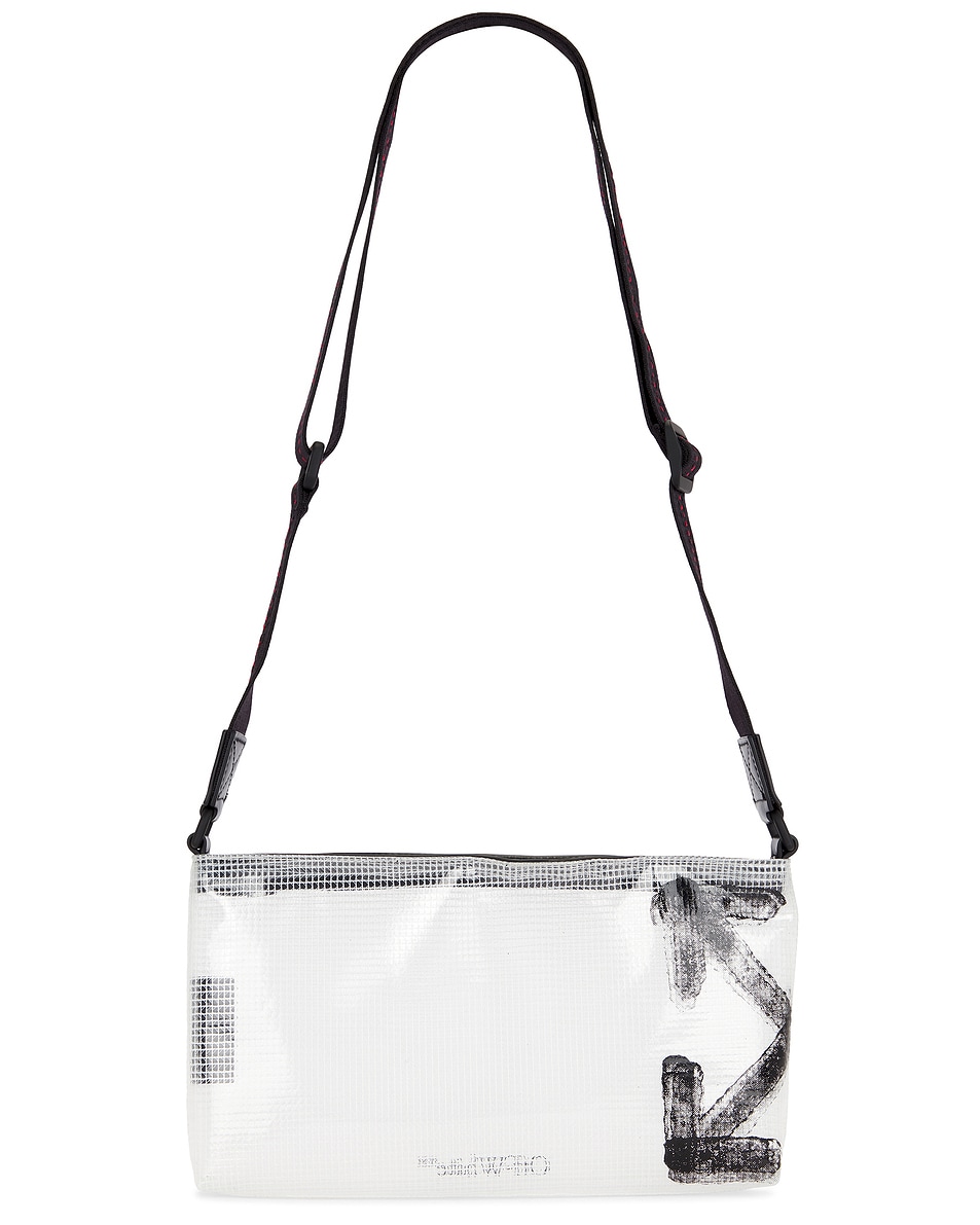 Image 1 of OFF-WHITE Heritage Crossbody Bag in Clear
