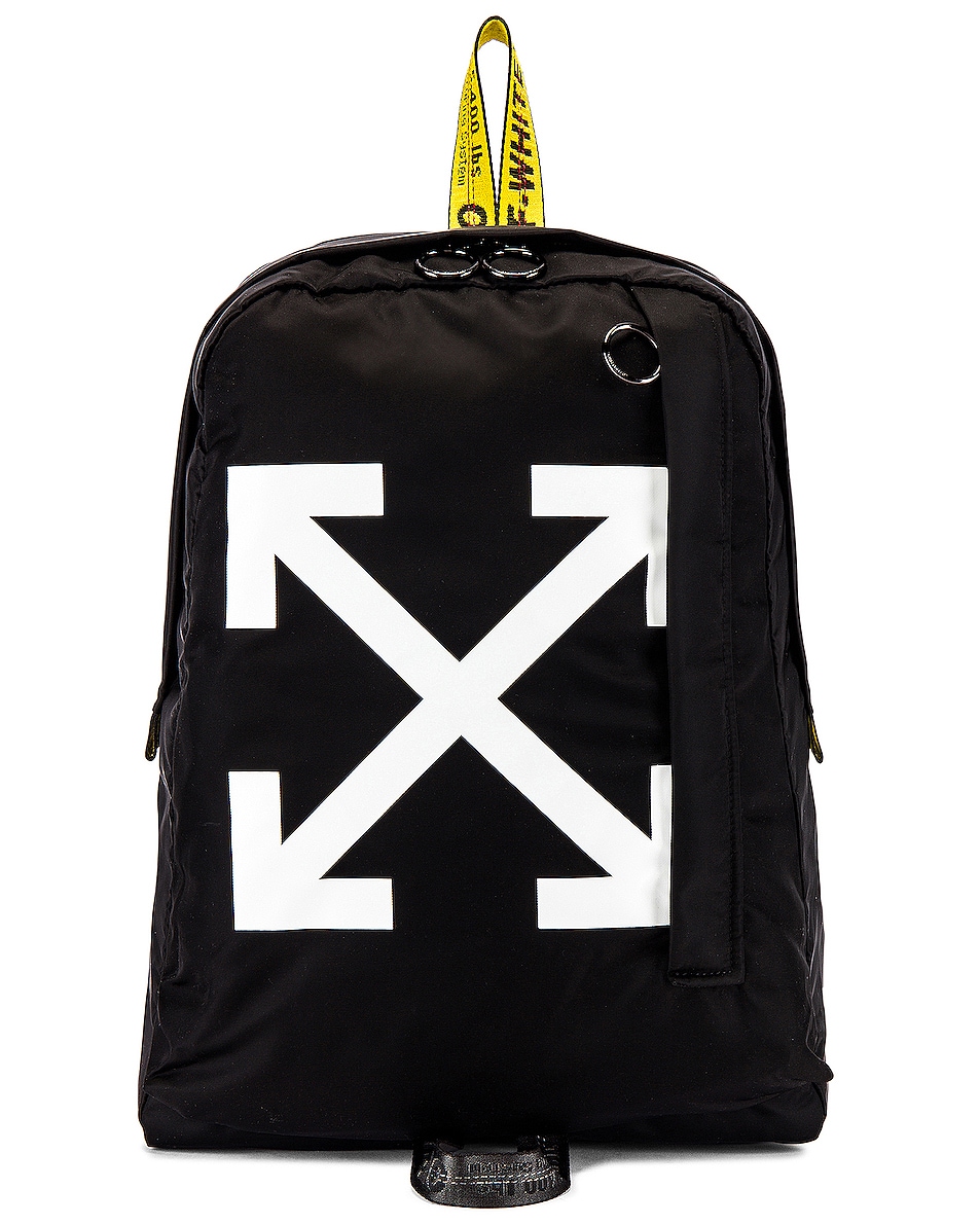 Image 1 of OFF-WHITE Easy Backpack in Black & White
