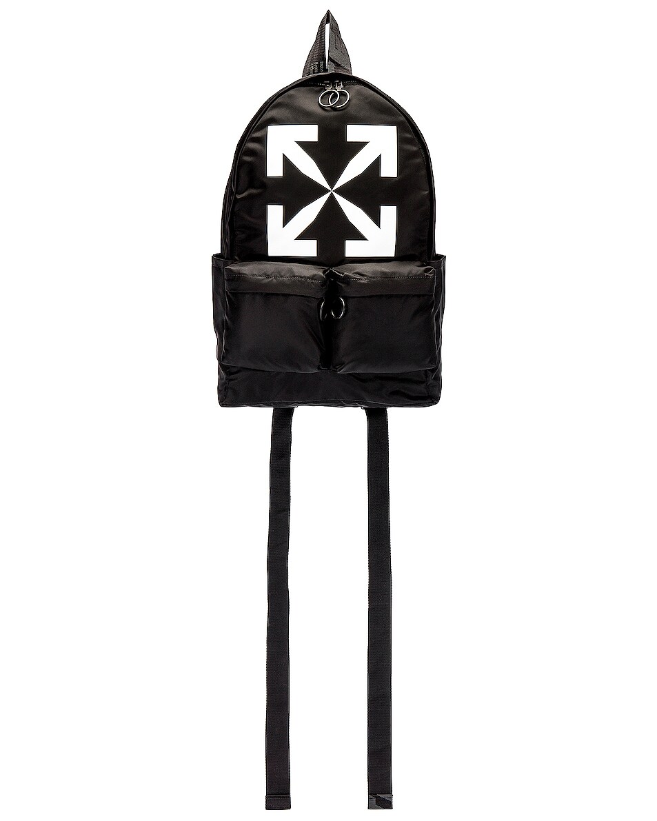 Image 1 of OFF-WHITE Arrow Backpack in Black