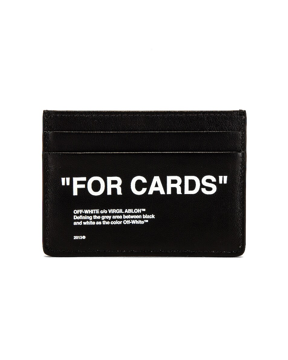 Image 1 of OFF-WHITE Quote Cardholder in Black