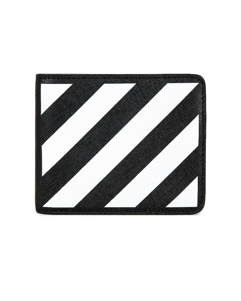 Image 1 of OFF-WHITE Binder Diagonal Wallet in Black & White