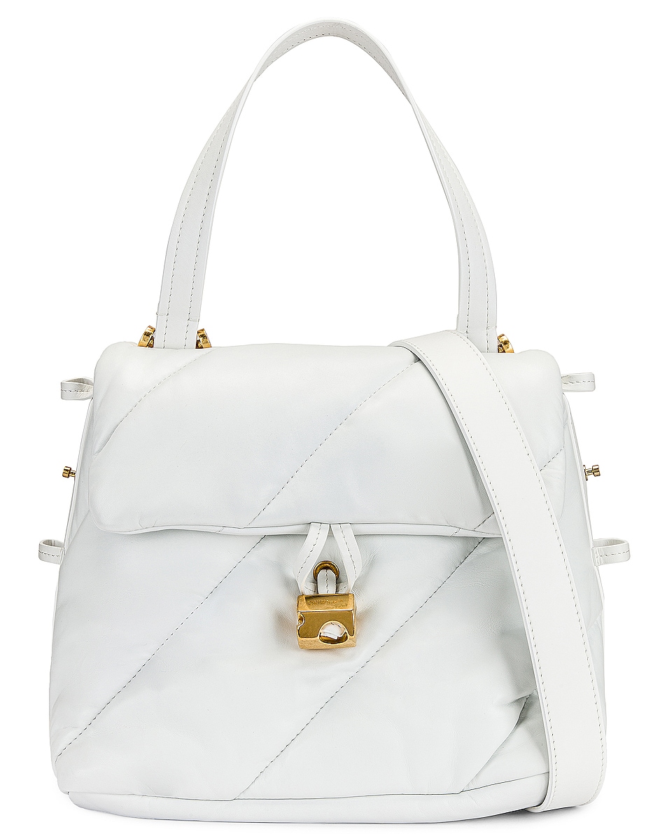 Image 1 of OFF-WHITE Nailed Satchel Bag in White