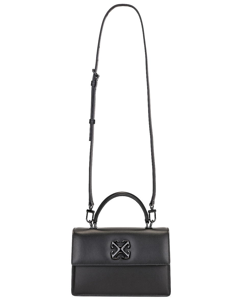 Image 1 of OFF-WHITE Jitney 1.4 Top Handle Bag in Black