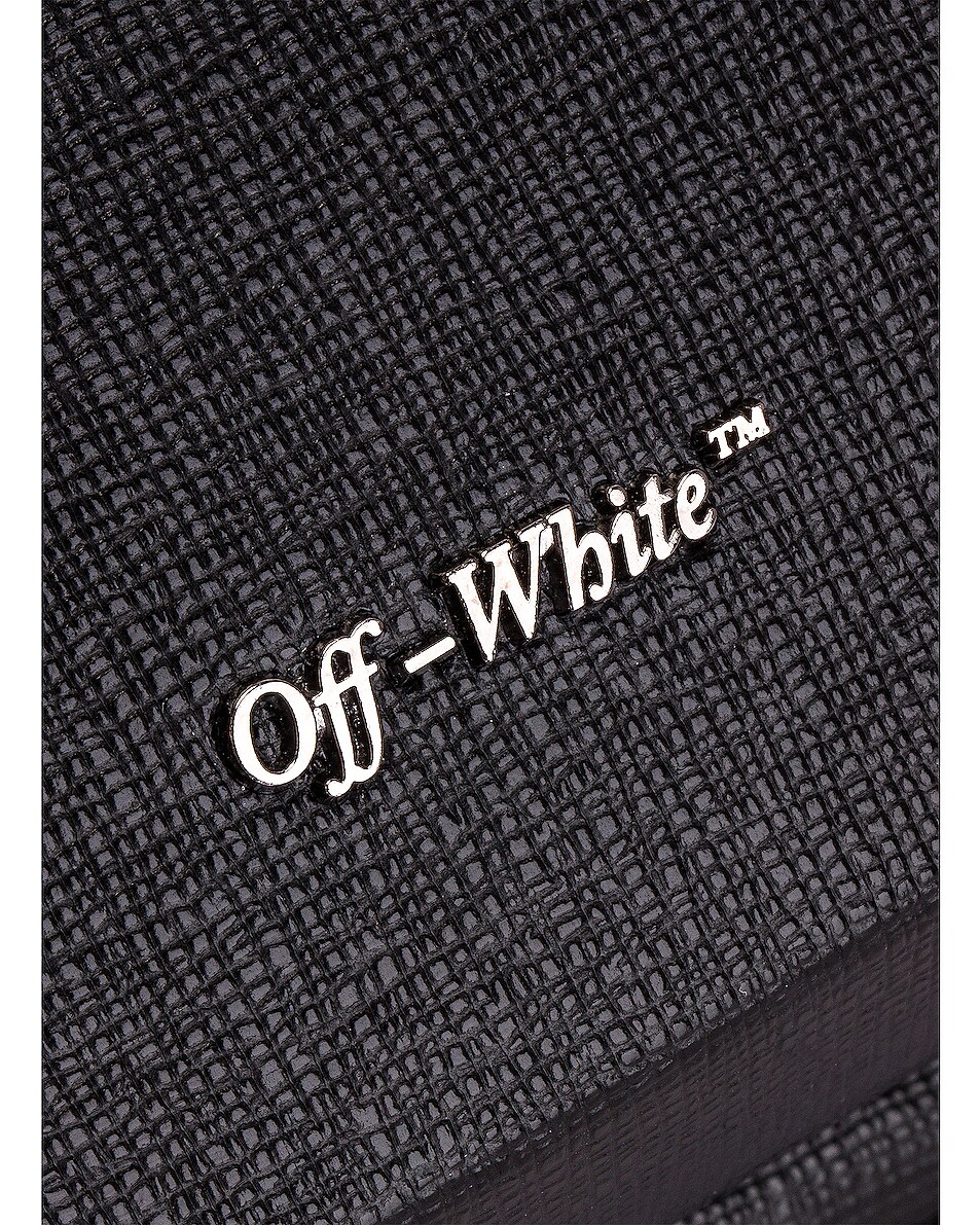 OFF-WHITE Diagonal Binder Backpack in Black & White | FWRD