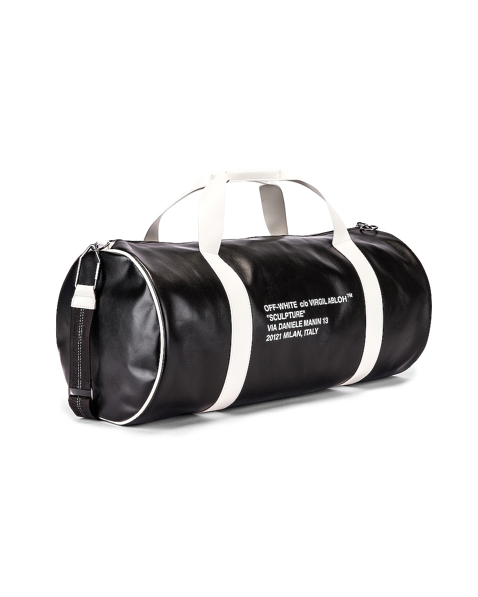 OFF-WHITE Duffle Bag in Black & White | FWRD