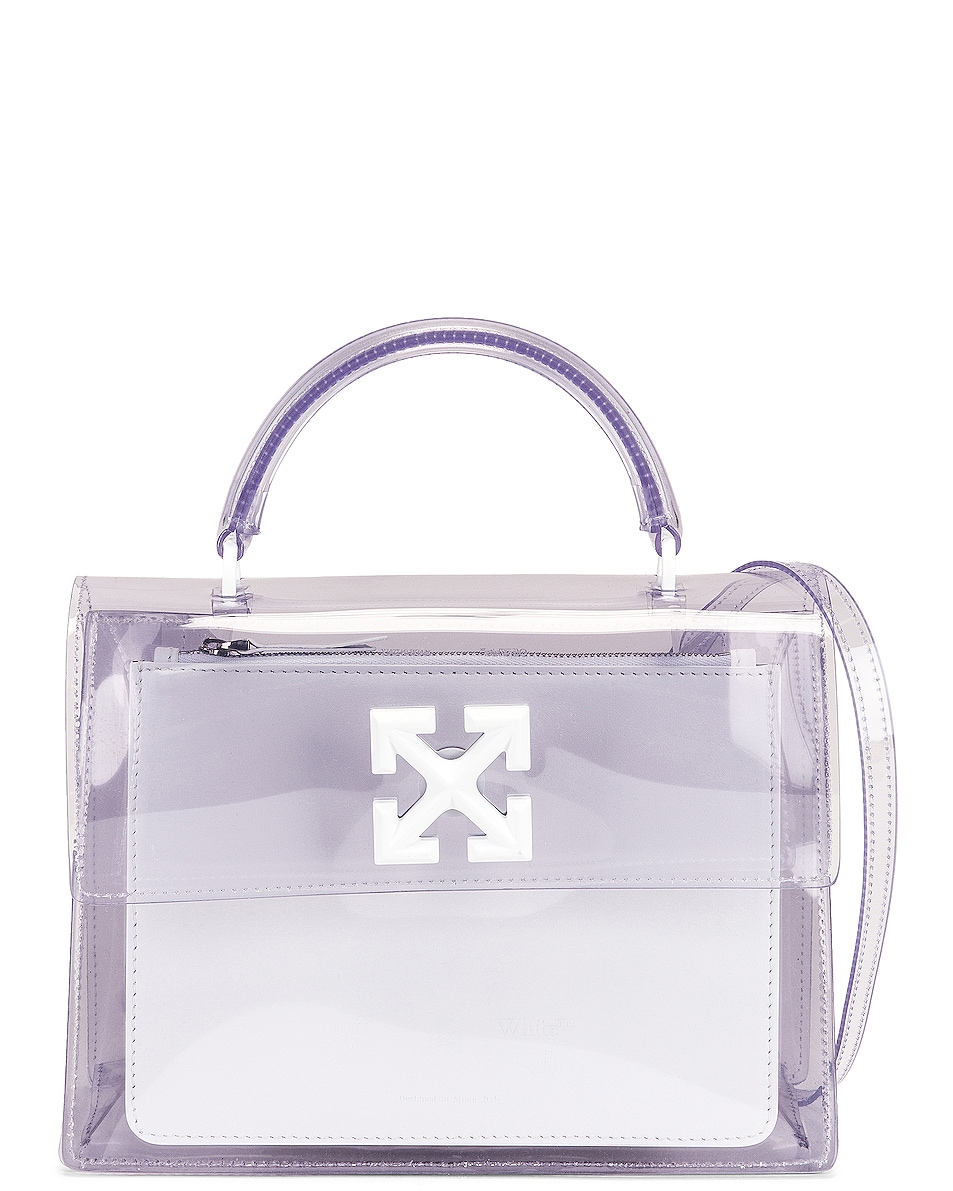 Image 1 of OFF-WHITE PVC Jitney 2.8 Bag in Transparent