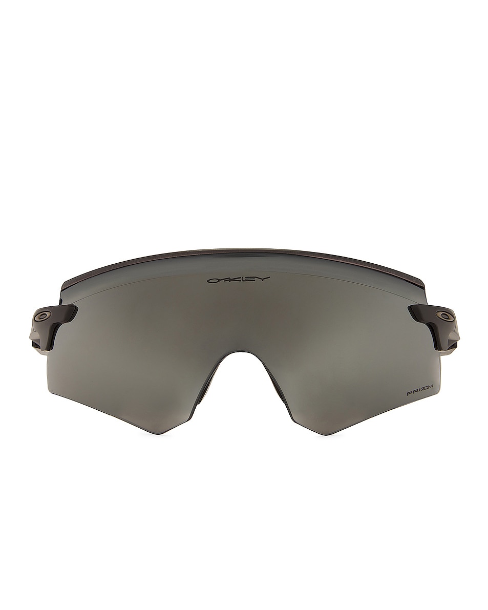 Image 1 of Oakley Encoder Sunglasses in Black & Grey
