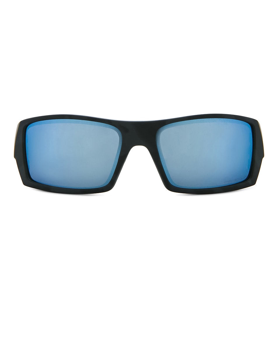 Image 1 of Oakley Gascan Sunglasses in Black Matte Camo & Prizm Deep Water Blue
