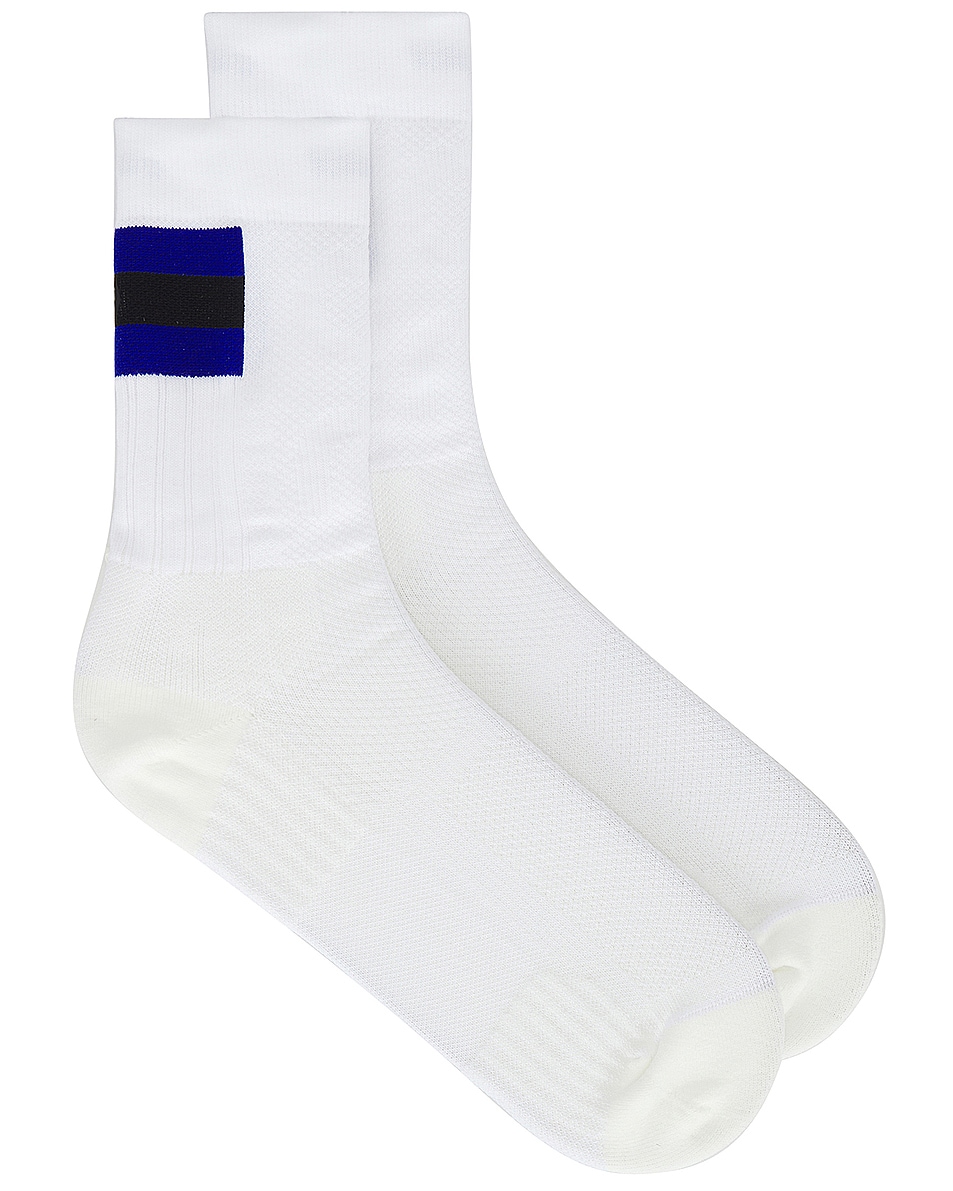 Image 1 of On Tennis Sock in White & Indigo