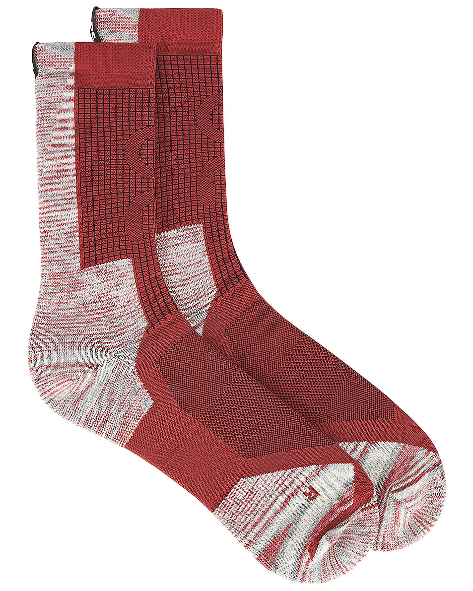 Image 1 of On Explorer Merino Sock in Chili & Red