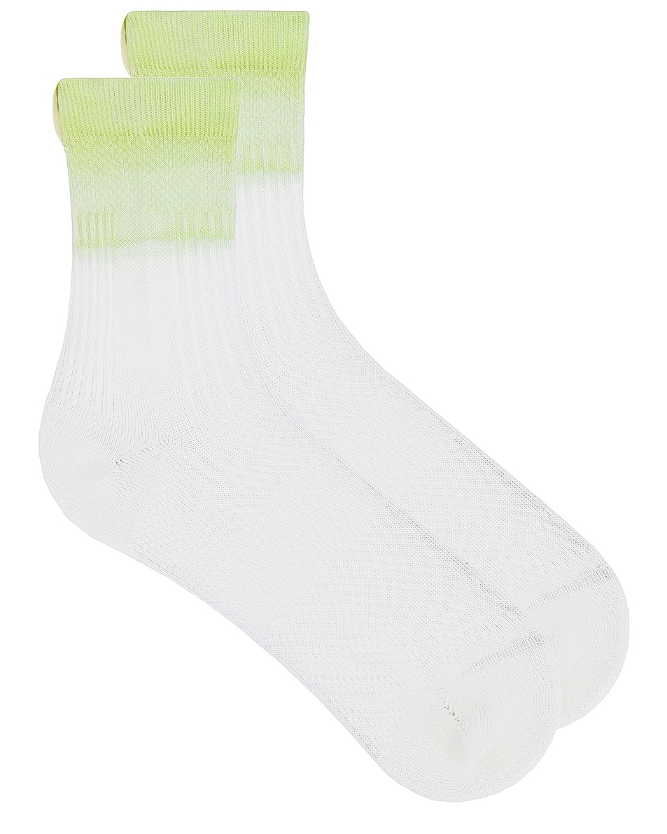 Image 1 of On All-Day Sock in White & Hay