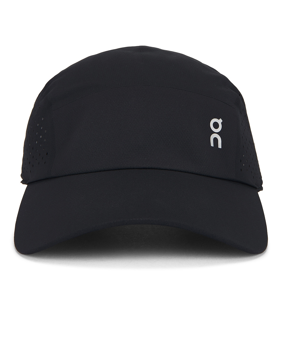 Image 1 of On Lightweight Cap in Black