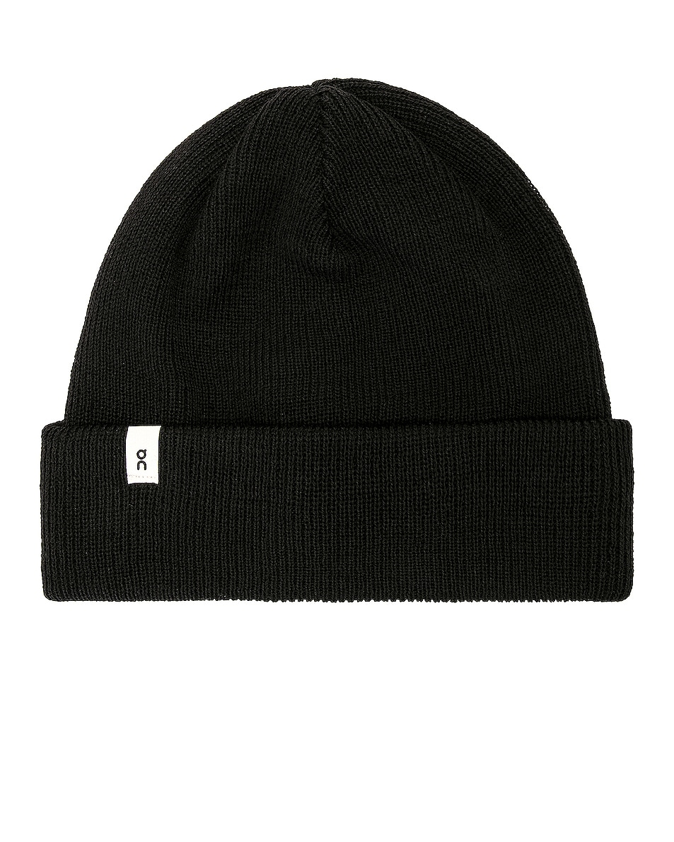 Image 1 of On Merino Beanie in Black