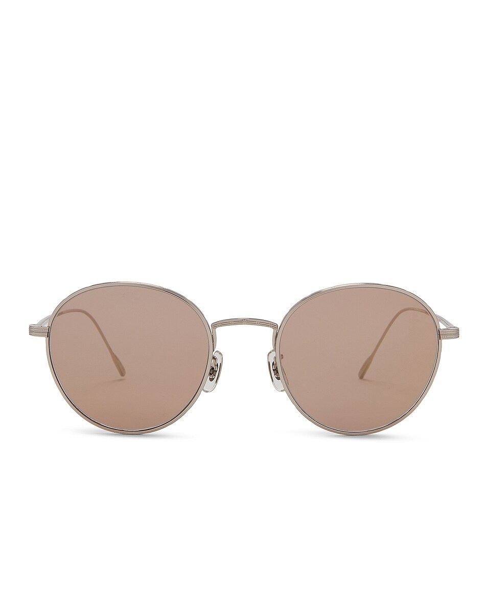 Image 1 of Oliver Peoples Altair Sunglasses in Silver & Chrome Taupe