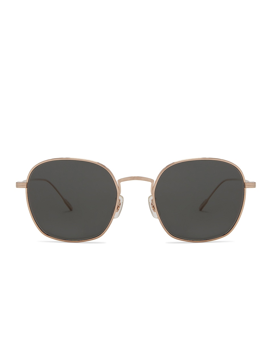 Image 1 of Oliver Peoples Ades Sunglasses in Brushed Gold & Midnight Express