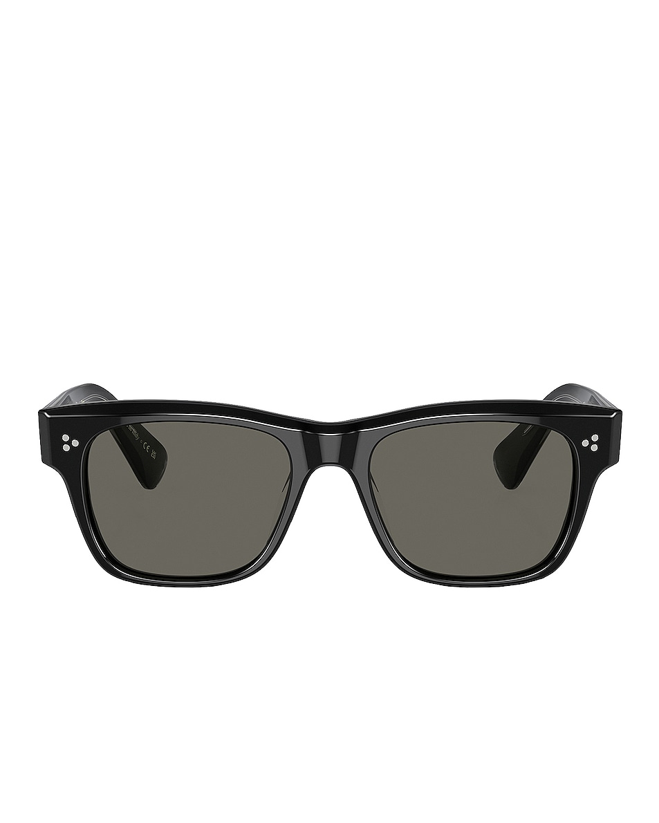 Image 1 of Oliver Peoples Birell Sun Sunglasses in Black & Carbon Grey