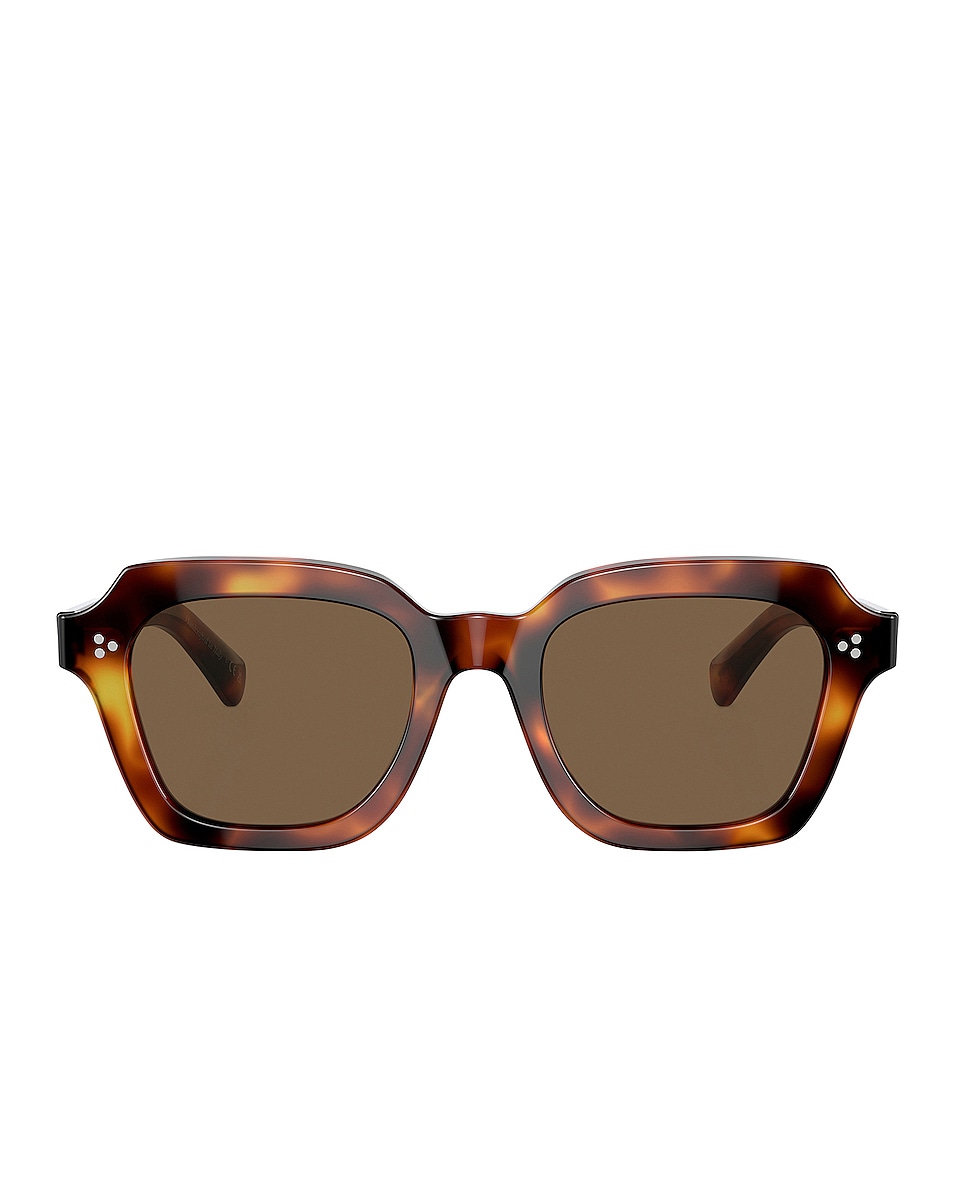 Image 1 of Oliver Peoples Kienna Sunglasses in Dark Mahogany & Brown