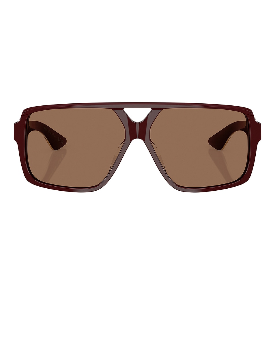 Image 1 of Oliver Peoples X Khaite 1977c Sunglasses in Burgundy