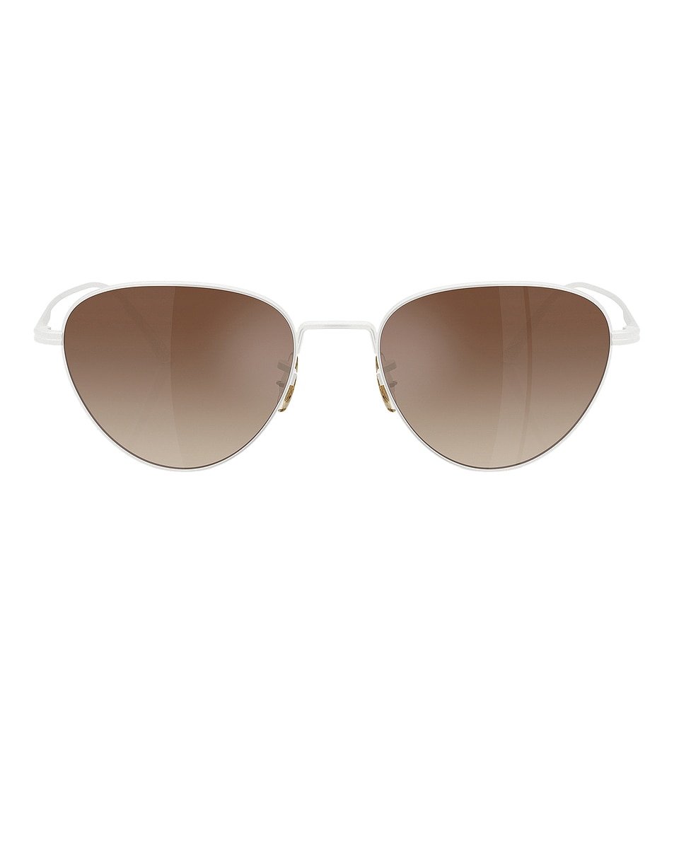 Image 1 of Oliver Peoples X Khaite 1991c Sunglasses in White