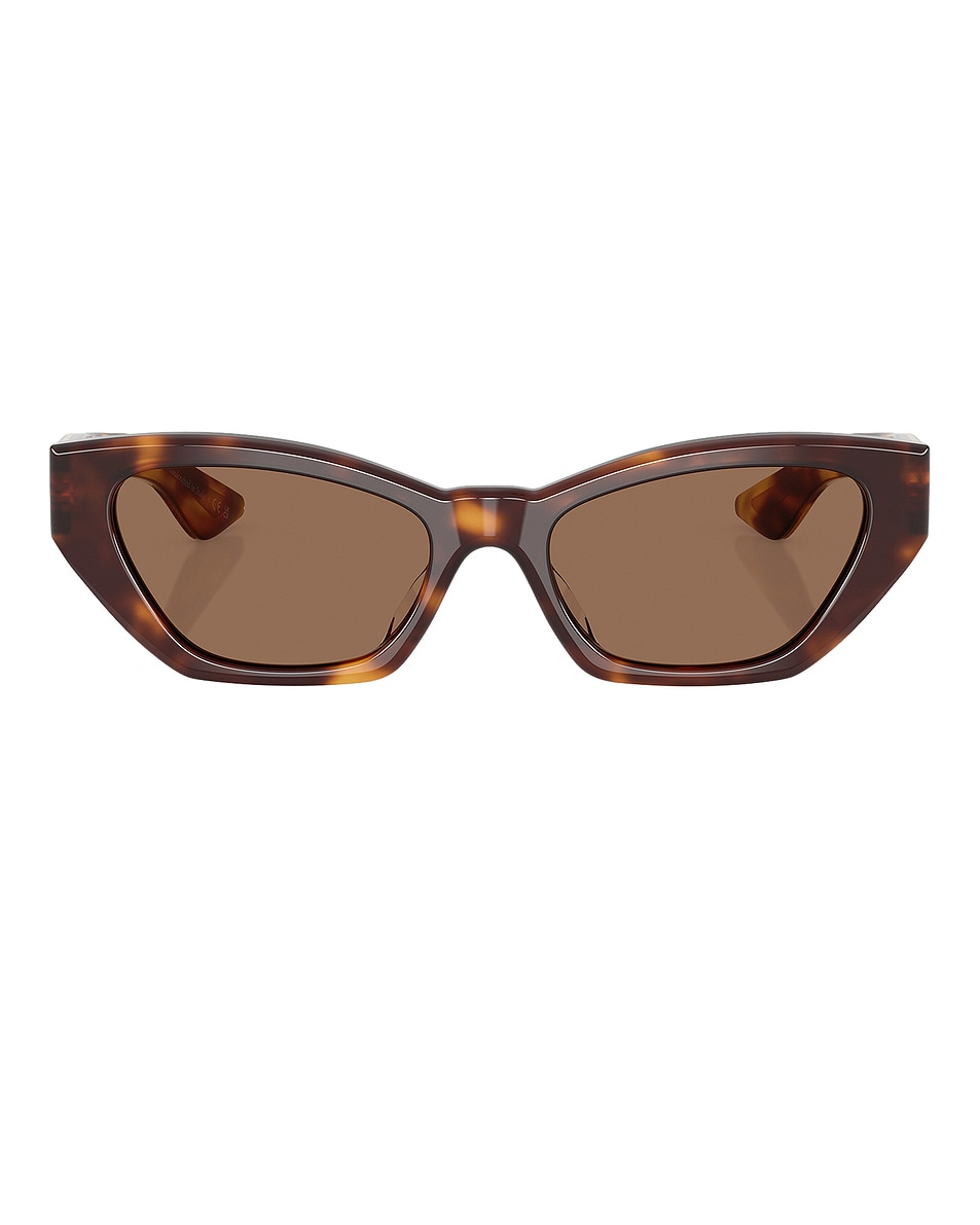 Image 1 of Oliver Peoples X Khaite 1961c Sunglasses in Dark Brown