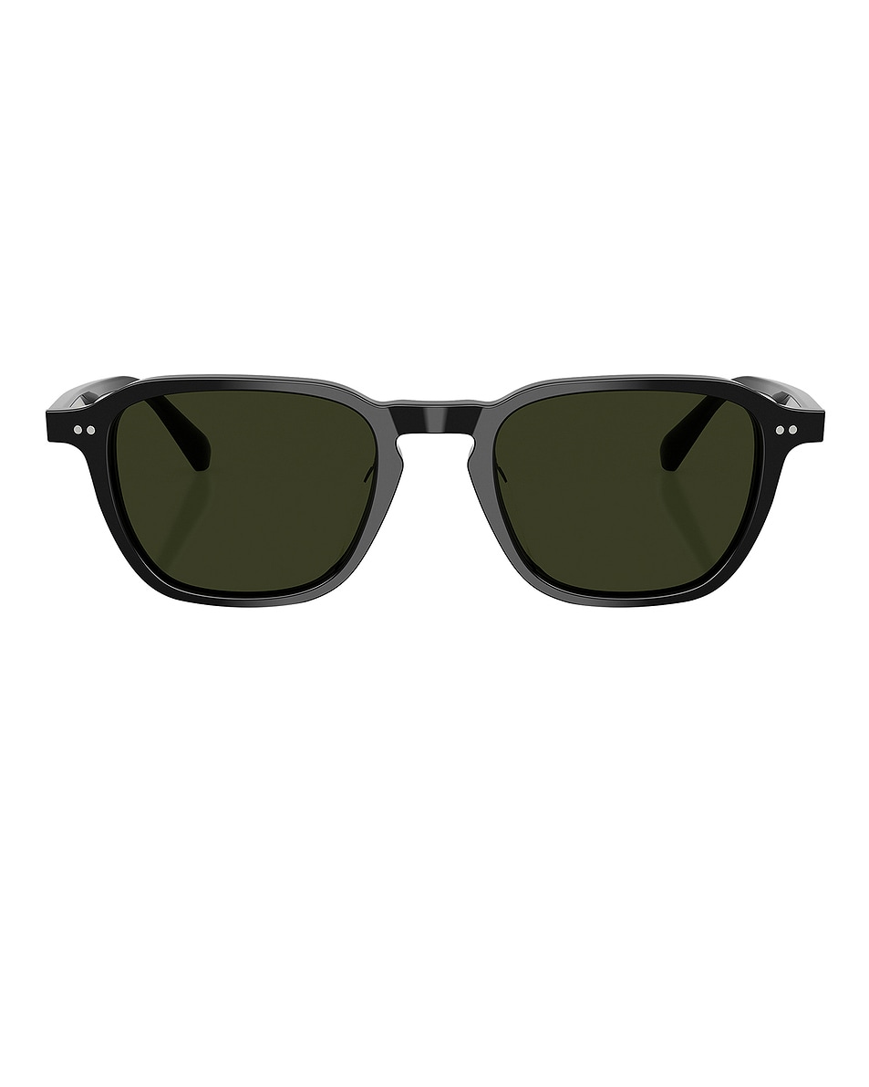 Image 1 of Oliver Peoples Square Sunglasses in Black
