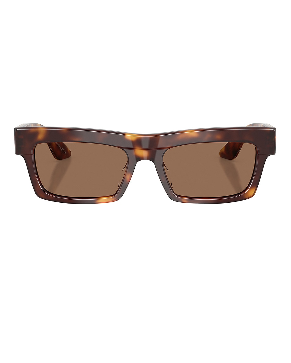 Image 1 of Oliver Peoples x Khaite 1985C Sunglasses in Dark Mahogany