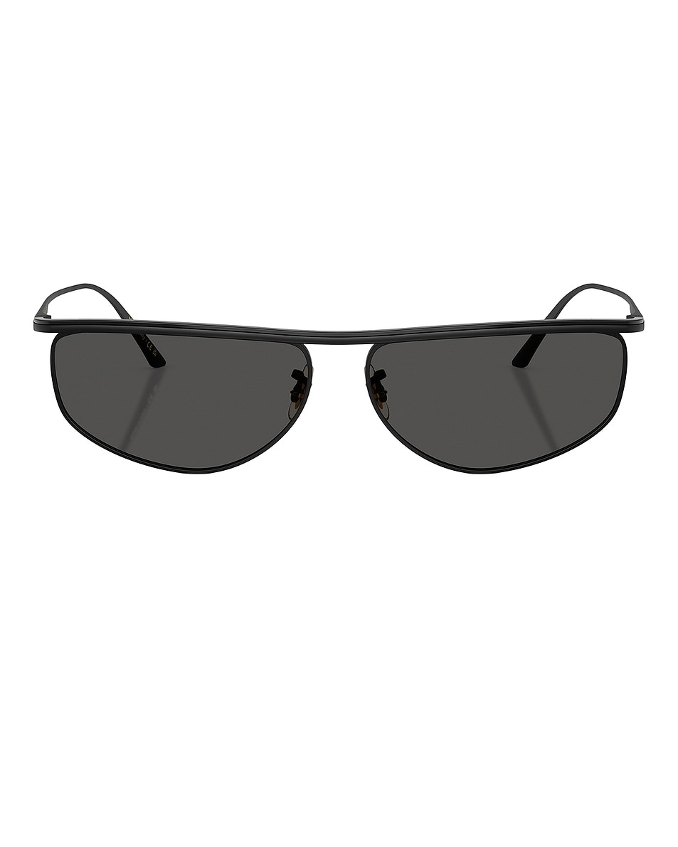 Image 1 of Oliver Peoples x Khaite 1986C Sunglasses in Matte Black