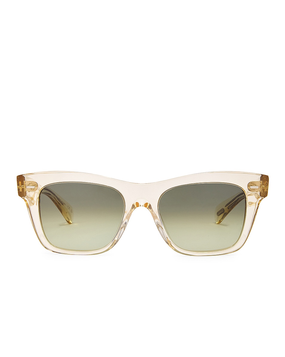 Image 1 of Oliver Peoples Ms. Oliver Square Sunglasses in Gold