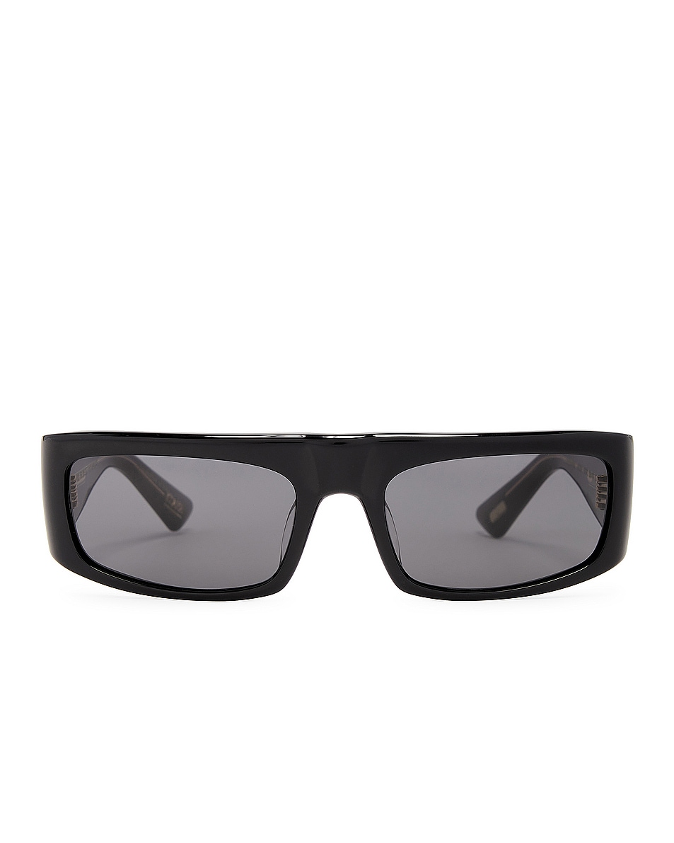 Image 1 of Oliver Peoples X Khaite 1979c Rectangle Sunglasses in Black