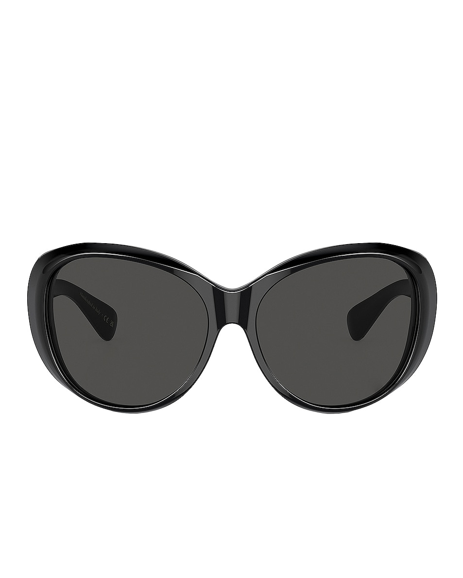 Image 1 of Oliver Peoples Maridan Oval Sunglasses in Black