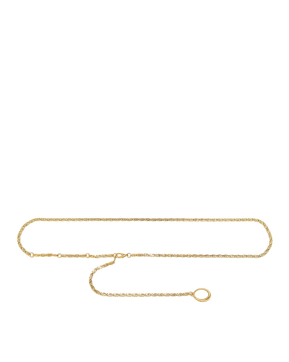 Image 1 of Oseree Chain Belt in Gold