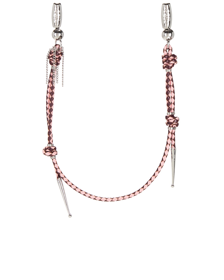 Image 1 of Ossa Leather Bolo Wristlet in Rosewood Multi